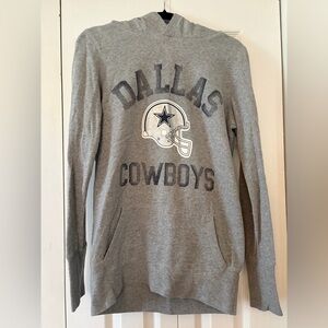 Victoria's Secret Gray Dallas Cowboys Hooded Sweatshirt